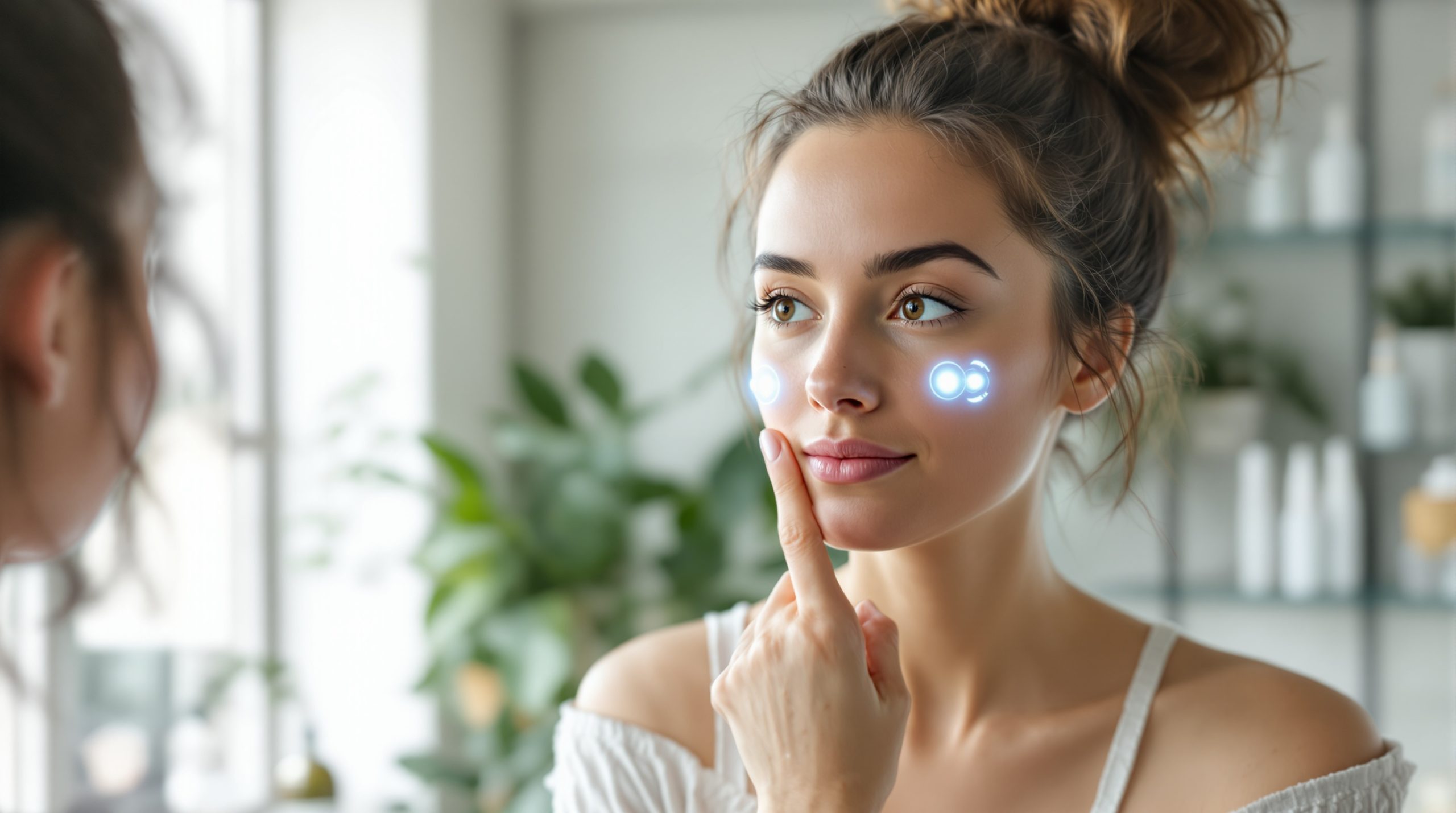 L'impact des produits de beauté connectés sur notre peau - Maquillage Yeux Marron