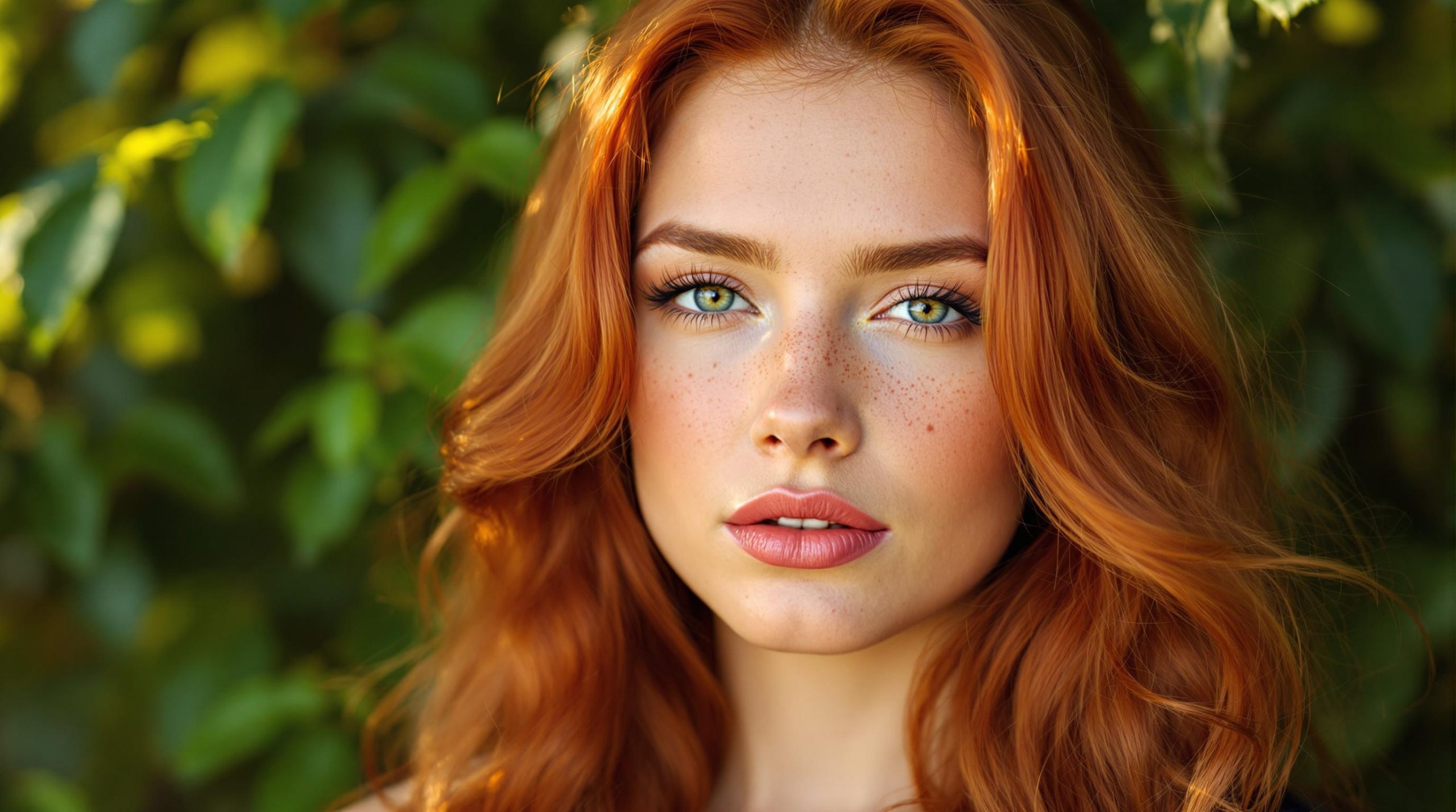 Maquillage pour rousse : Conseils et astuces - Maquillage Yeux Marron